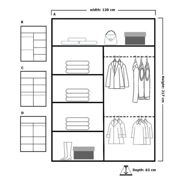 Mark Sliding Wardrobe