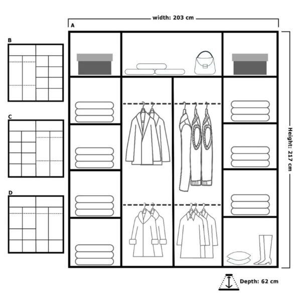 Jam Sliding Wardrobe