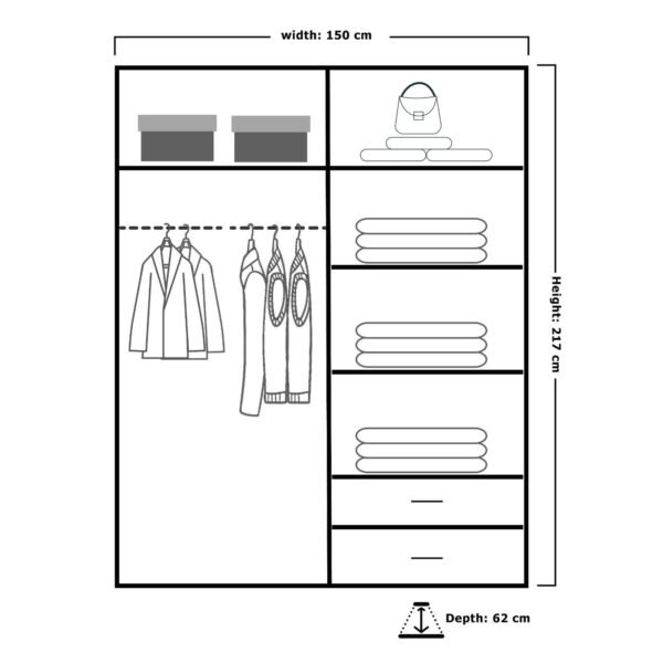 Qen Sliding Wardrobe