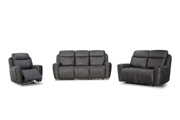 Carl Power Fabric Recliner 3+2+1
