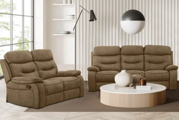 Gabie Manual Fabric Recliner 3+2+1