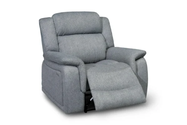 Linda Fabric Electric Recliners Grey 3+2+1