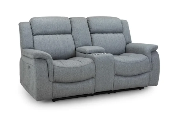 Linda Fabric Electric Recliners Grey 3+2+1