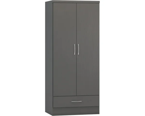 2 Door 1 Drawer Wardrobe