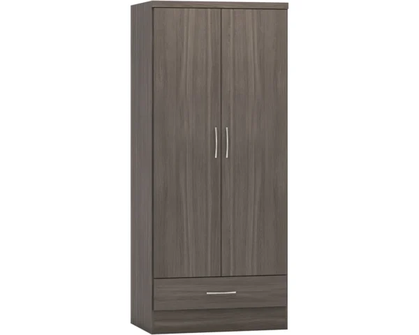2 Door 1 Drawer Wardrobe