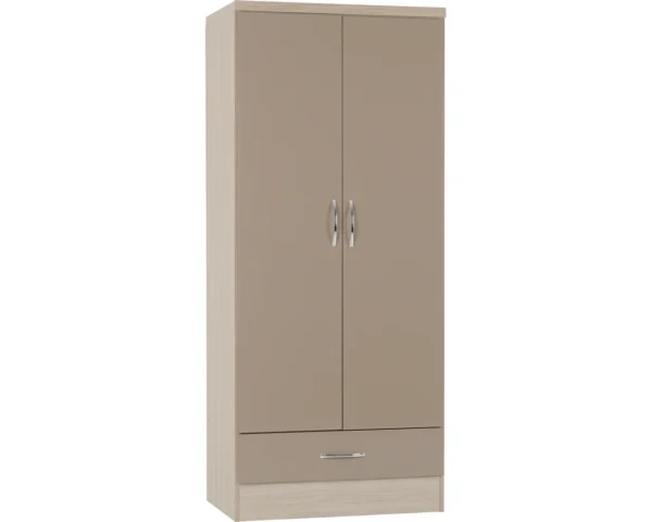 2 Door 1 Drawer Wardrobe