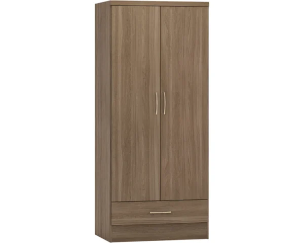 2 Door 1 Drawer Wardrobe