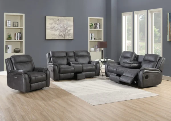 Pho Media Power Fabric Recliner 3+2+1