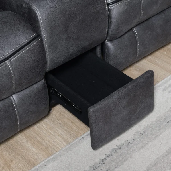 Pho Media Power Fabric Recliner 3+2+1