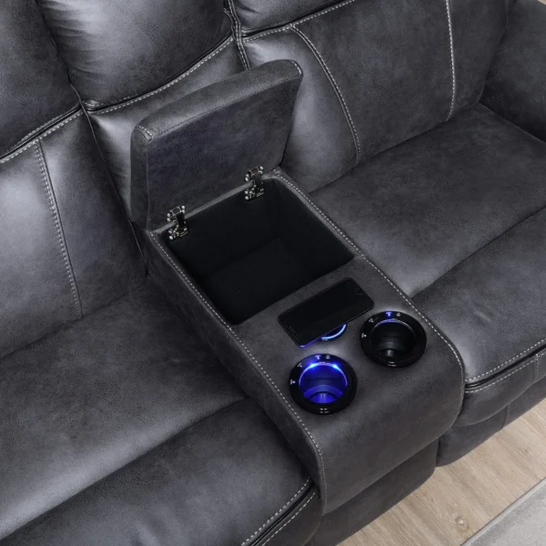 Pho Media Power Fabric Recliner 3+2+1
