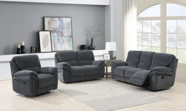 Sash Manual or Power Fabric Recliner 3+2+1