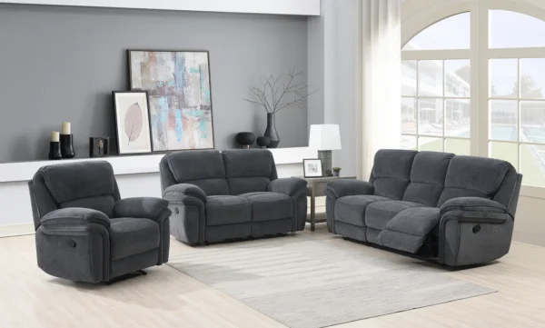 Sash Manual or Power Fabric Recliner 3+2+1