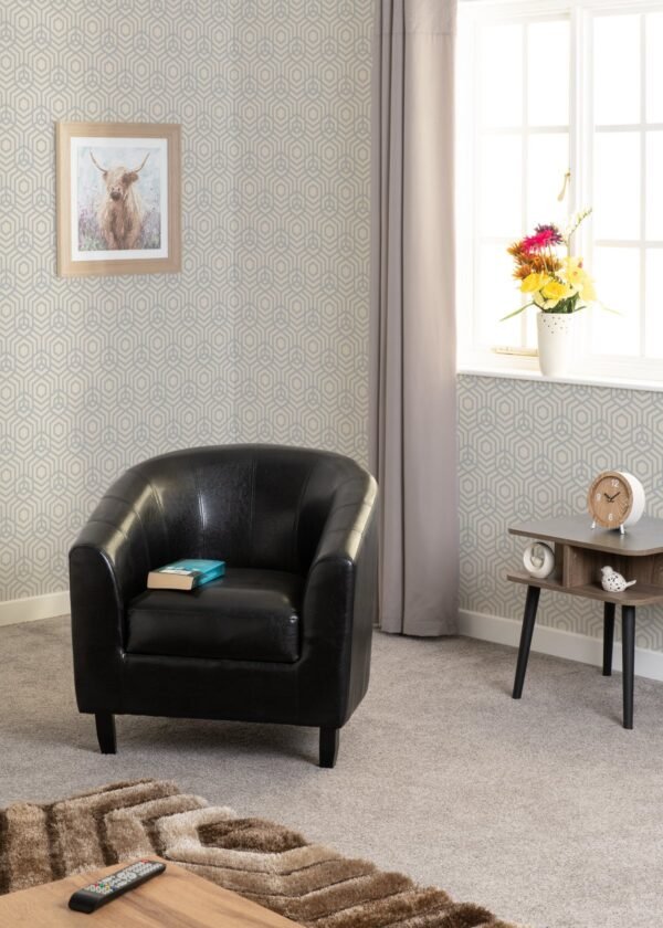 Tem Leather Tub Chair