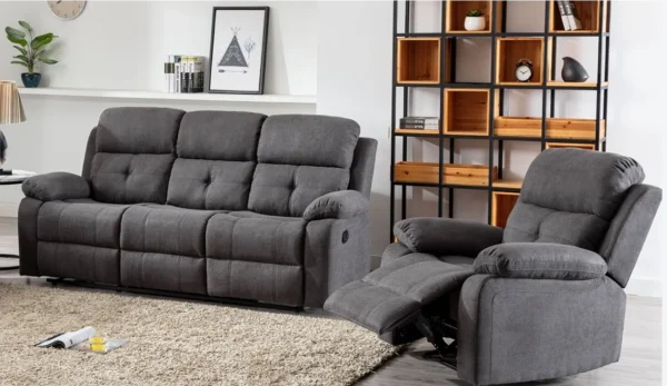 Yak Manual Fabric Recliner 3+2+1