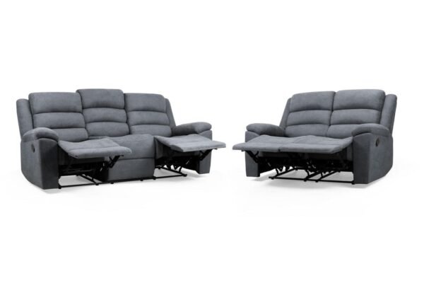 Sable Fabric Recliner Sofa 3+2