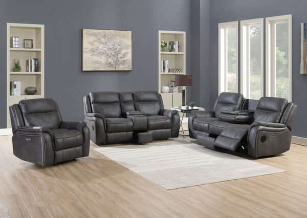 Pho Media Power Fabric Recliner 3+2+1