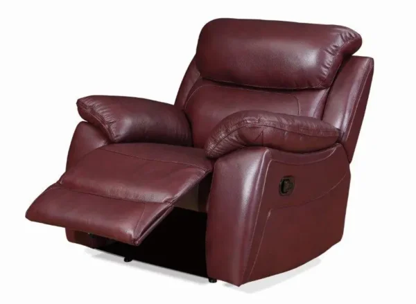 Riv Manual or Power Leather Recliner 3+2+1